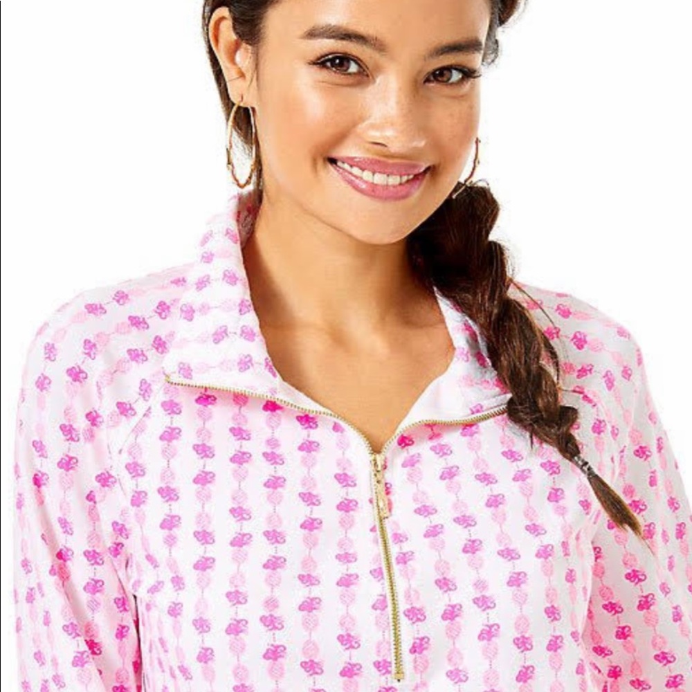 Lilly Pulitzer  XL  UPF 50 Ronan Pullover NWT
